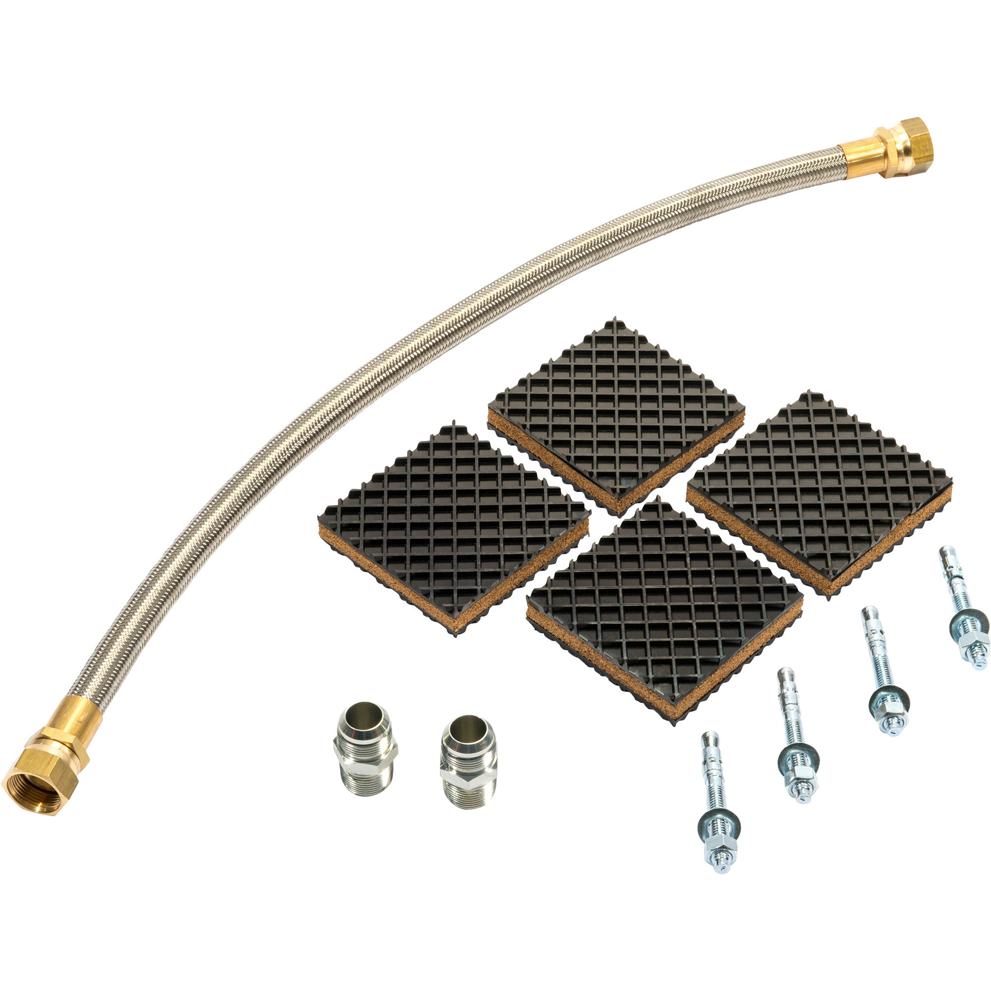 Ingersoll Rand OEM Standard Installation Kit for Reciprocating Air Compressor Model#s 7100 and 15T, 1in. NPT Outlet